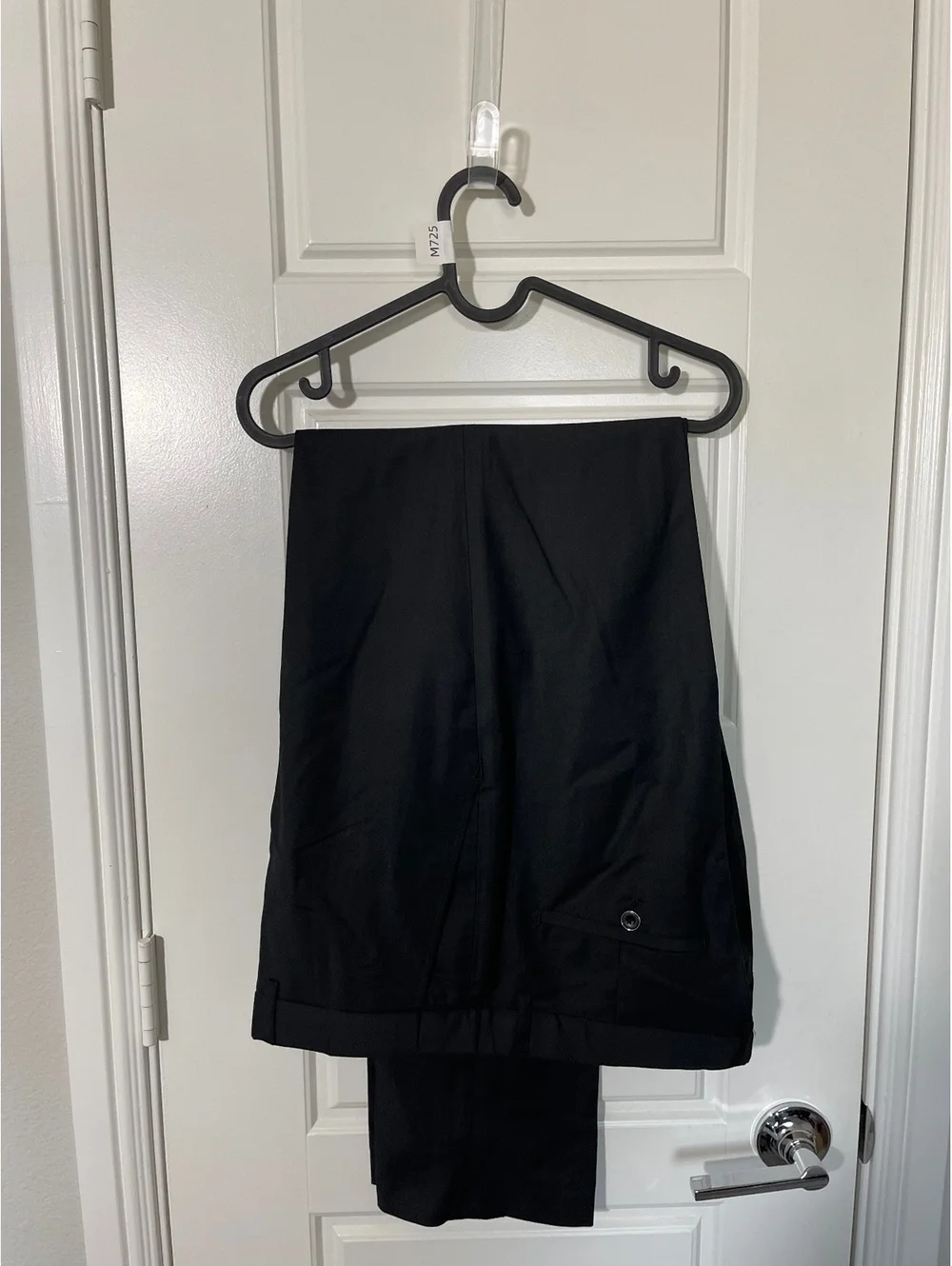 Suit for Men Size XXL Black Velvet Notch Lapel 2 Pieces M60